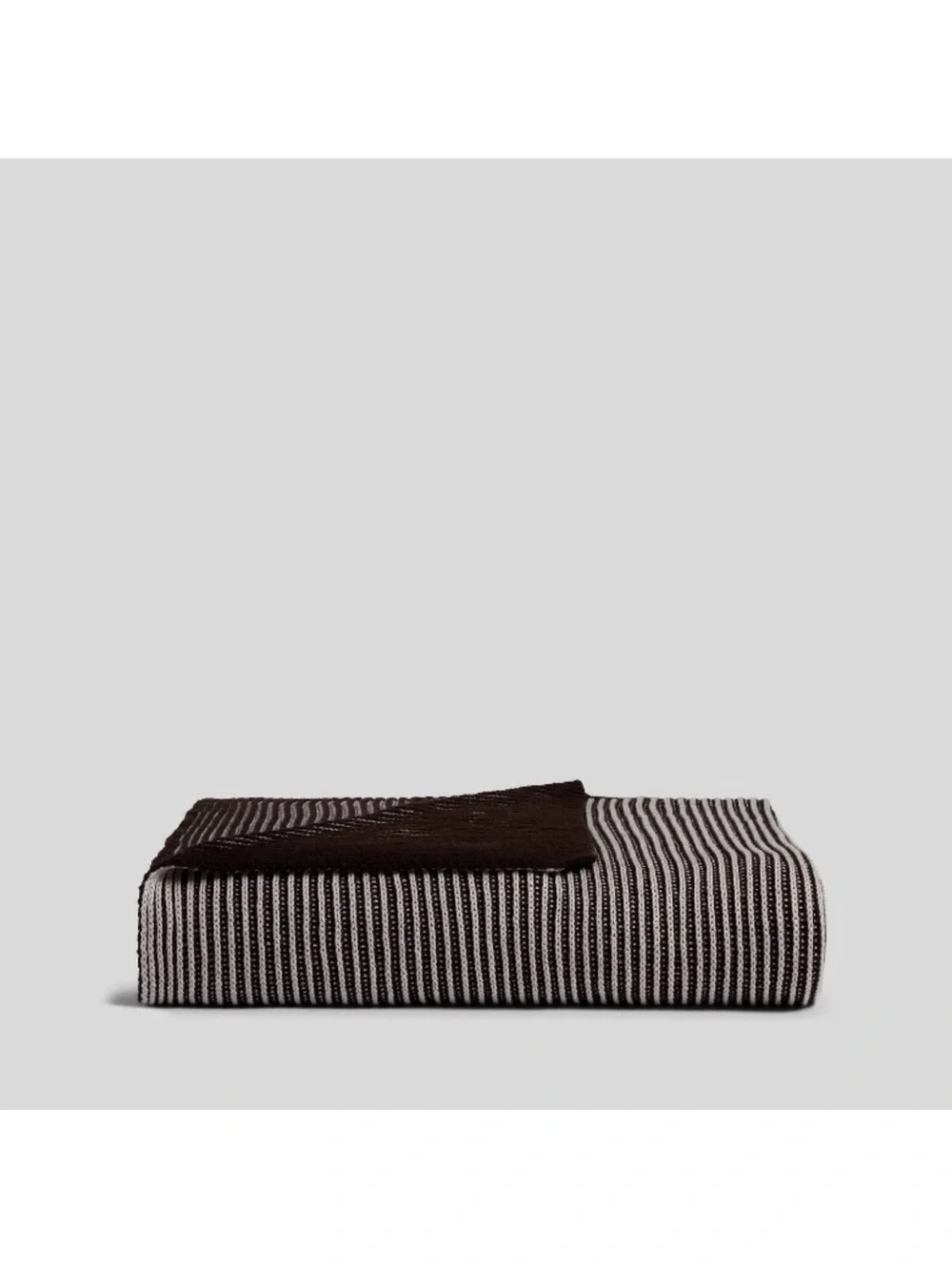 Parachute for Target Ribbed Knit Throw •Parchment & French Press•